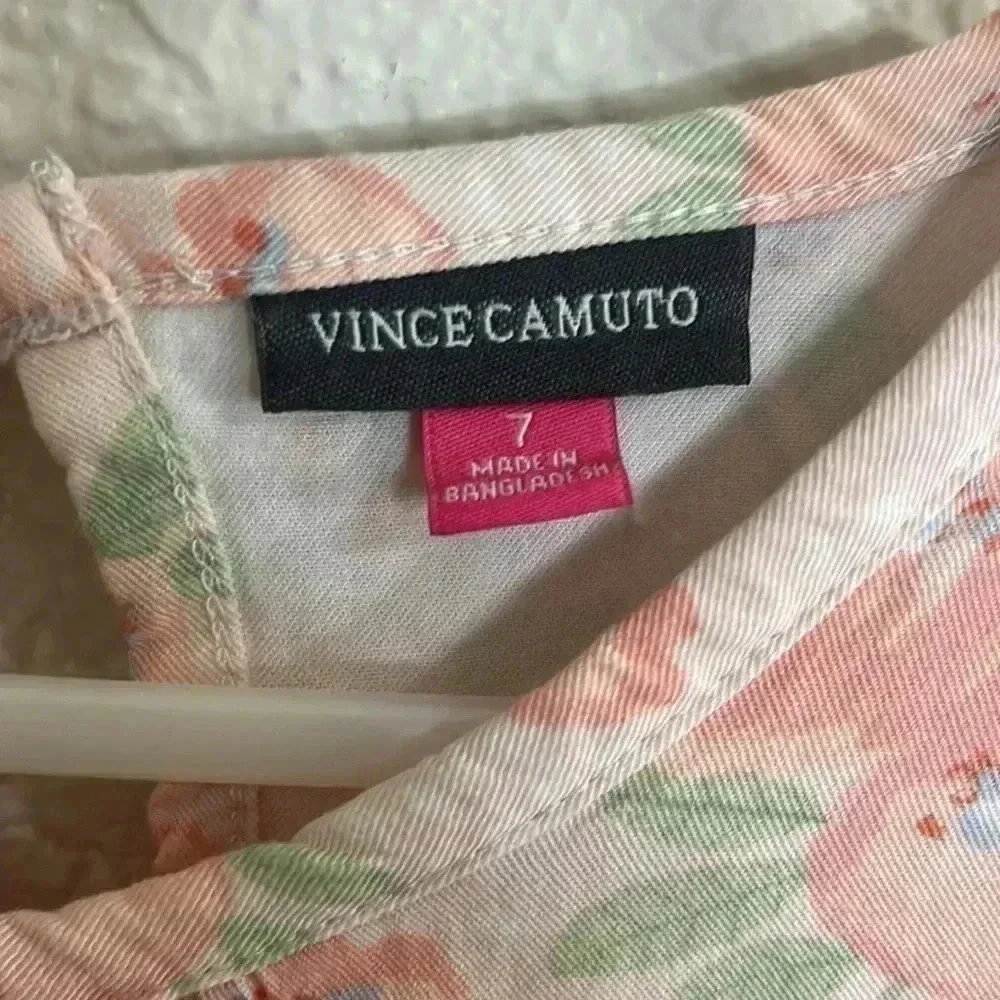 Vince camuto flower dress size 7